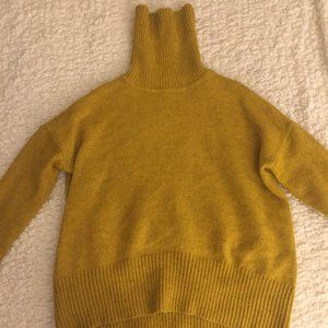 William Rast Sweater Mustard Turtleneck